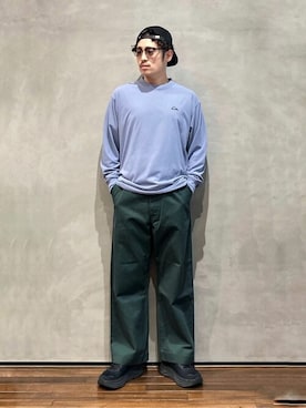 「春服みてみて」｜「アイテム（スニーカー）」を使った、NANO universeさん（メンズ・177cm）の春コーディネート