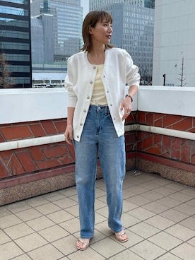 「CASA FLINE（カーサフライン）のアイテム」を使った、NANO universeさん（レディース・164cm）の春コーディネート