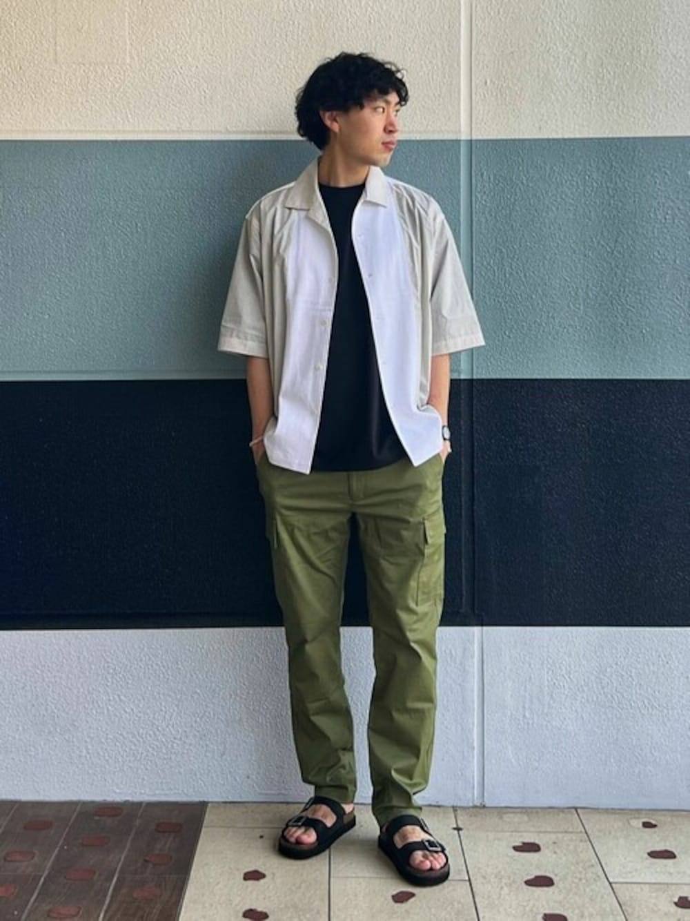 hobo ホーボー 本革 ゴムソール サンダル 超美品 42 hobo（ホーボー）の「hobo/別注 DOUBLE STRAP SANDALS NUBUCK