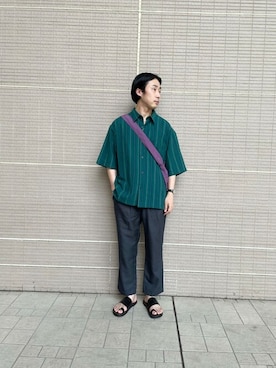 「MAGIC NUMBER（マジック ナンバー）のアイテム」を使った、Sonny Label MENSさん（メンズ・168cm）の夏コーディネート