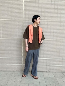 「REEF（リーフ）のアイテム」を使った、Sonny Label MENSさん（メンズ・168cm）の夏コーディネート