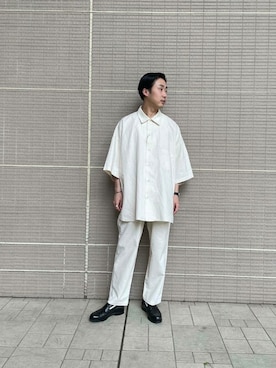 「ARMY TWILL（アーミーツイル）のアイテム（その他パンツ）」を使った、Sonny Label MENSさん（メンズ・168cm）の夏コーディネート