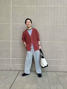 「URBAN RESEARCH Sonny Label（アーバンリサーチサニーレーベル）のアイテム（バッグ）」を使った、Sonny Label MENSさん（メンズ・168cm）の秋コーディネート