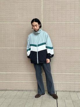 「アーバンリサーチ」｜「アイテム（ナイロンジャケット）」を使った、Sonny Label MENSさん（メンズ・168cm）の秋コーディネート