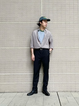 「URBAN RESEARCH Sonny Label（アーバンリサーチサニーレーベル）のアイテム（スラックス）」を使った、Sonny Label MENSさん（メンズ・168cm）の秋コーディネート