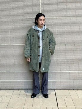 「ARMY TWILL（アーミーツイル）のアイテム（その他アウター）」を使った、Sonny Label MENSさん（メンズ・168cm）の秋コーディネート