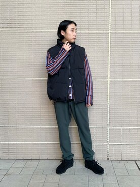 「URBAN RESEARCH Sonny Label（アーバンリサーチサニーレーベル）のアイテム（ダウンベスト）」を使った、Sonny Label MENSさん（メンズ・168cm）の秋コーディネート
