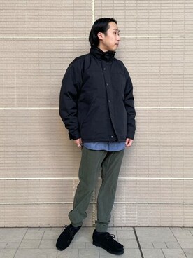 「URBAN RESEARCH Sonny Label（アーバンリサーチサニーレーベル）のアイテム（マウンテンパーカー）」を使った、Sonny Label MENSさん（メンズ・168cm）の冬コーディネート