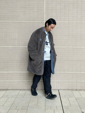 「ARMY TWILL（アーミーツイル）のアイテム（その他アウター）」を使った、Sonny Label MENSさん（メンズ・168cm）の冬コーディネート