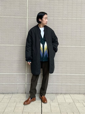 「ARMY TWILL（アーミーツイル）のアイテム（その他アウター）」を使った、Sonny Label MENSさん（メンズ・168cm）の冬コーディネート