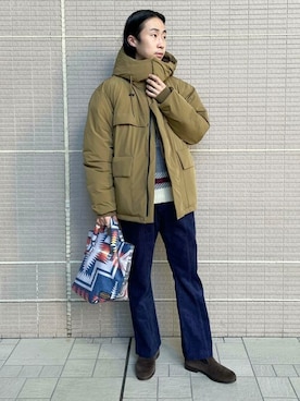 「URBAN RESEARCH Sonny Label（アーバンリサーチサニーレーベル）のアイテム（ダウンジャケット/コート）」を使った、Sonny Label MENSさん（メンズ・168cm）の冬コーディネート