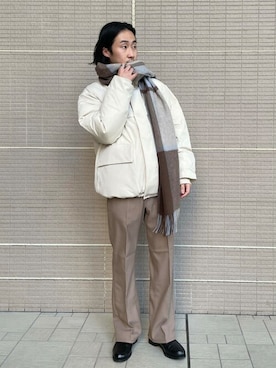 「URBAN RESEARCH Sonny Label（アーバンリサーチサニーレーベル）のアイテム（ダウンジャケット/コート）」を使った、Sonny Label MENSさん（メンズ・168cm）の冬コーディネート