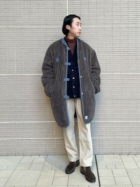「ARMY TWILL（アーミーツイル）のアイテム（その他アウター）」を使った、Sonny Label MENSさん（メンズ・168cm）の冬コーディネート