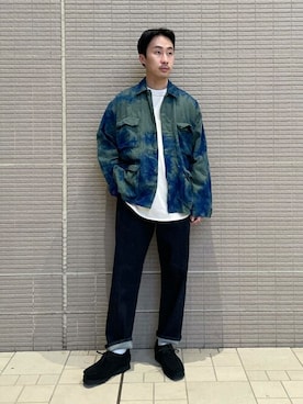「ROTHCO（ロスコ）のアイテム（ミリタリージャケット）」を使った、Sonny Label MENSさん（メンズ・168cm）の春コーディネート