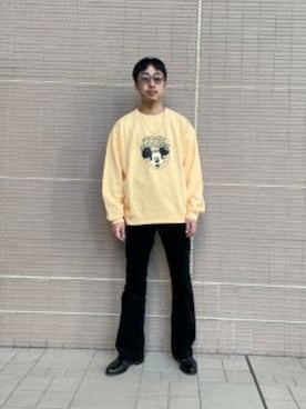 「MICKEY MOUSE（ミッキーマウス）のアイテム」を使った、Sonny Label MENSさん（メンズ・168cm）の春コーディネート