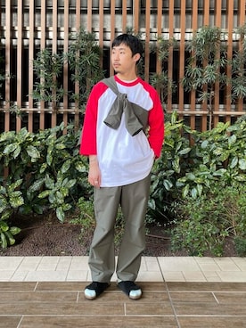 「POLeR（ポーラー）のアイテム」を使った、Sonny Label MENSさん（メンズ・168cm）の春コーディネート