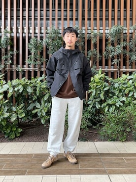 「URBAN RESEARCH Sonny Label（アーバンリサーチサニーレーベル）のアイテム（スウェットパンツ）」を使った、Sonny Label MENSさん（メンズ・168cm）の春コーディネート