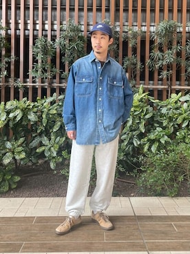 「URBAN RESEARCH Sonny Label（アーバンリサーチサニーレーベル）のアイテム（スウェットパンツ）」を使った、Sonny Label MENSさん（メンズ・168cm）の春コーディネート