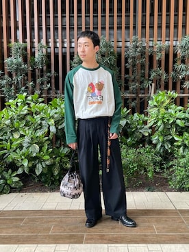 「PENDLETON（ペンドルトン）のアイテム」を使った、Sonny Label MENSさん（メンズ・168cm）の春コーディネート