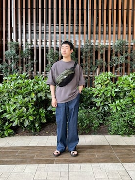 「BIG MAC（ビッグマック）のアイテム」を使った、Sonny Label MENSさん（メンズ・168cm）の春コーディネート
