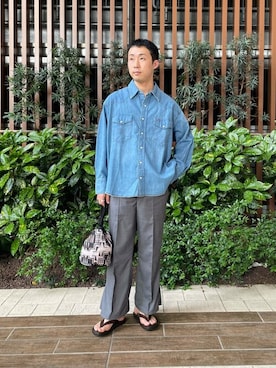 「PENDLETON（ペンドルトン）のアイテム」を使った、Sonny Label MENSさん（メンズ・168cm）の春コーディネート