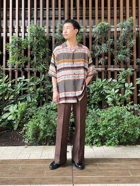 「TOWNCRAFT（タウンクラフト）のアイテム」を使った、Sonny Label MENSさん（メンズ・168cm）の夏コーディネート