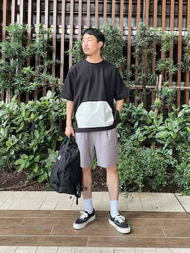 「STANCE（スタンス）のアイテム」を使った、Sonny Label MENSさん（メンズ・168cm）の夏コーディネート