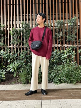 「ARMY TWILL（アーミーツイル）のアイテム（パンツ）」を使った、Sonny Label MENSさん（メンズ・168cm）の秋コーディネート
