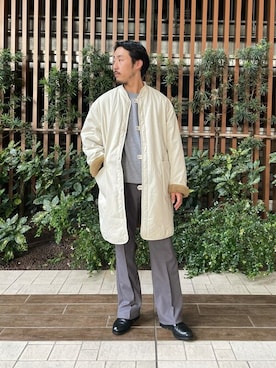 「ARMY TWILL（アーミーツイル）のアイテム（その他アウター）」を使った、Sonny Label MENSさん（メンズ・168cm）の秋コーディネート