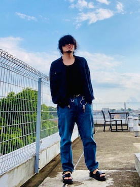 「20/80（テゥエンティーエイティー）のアイテム（財布/小物）」を使った、deneiさん（メンズ・172cm）の夏コーディネート