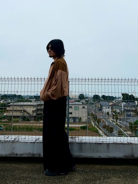 「Lui's（ルイス）のアイテム（ブルゾン）」を使った、deneiさん（メンズ・172cm）の秋コーディネート