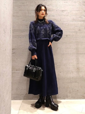 「きれいめ」｜sayaさん（レディース・157cm）の冬コーディネート