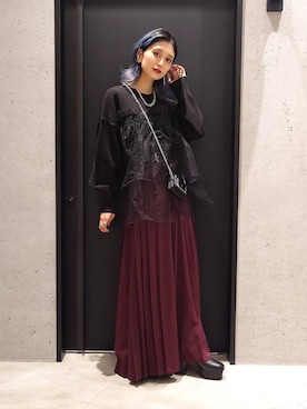 「ドットエスティ秋コーデ」｜「アイテム（財布/小物）」を使った、sayaさん（レディース・157cm）の秋コーディネート