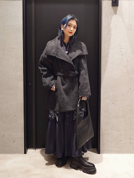 sayaさん（レディース・157cm）の冬コーディネート