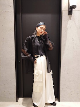 sayaさん（レディース・157cm）の春コーディネート