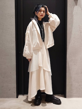 sayaさん（レディース・157cm）の冬コーディネート