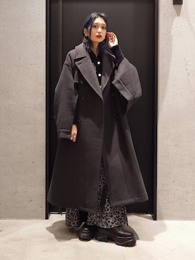 sayaさん（レディース・157cm）の冬コーディネート