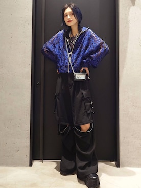 「アイテム（財布）」を使った、sayaさん（レディース・157cm）の春コーディネート