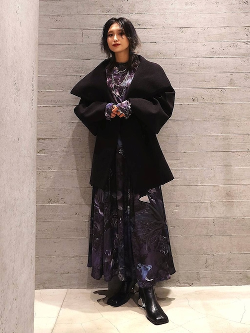 HARE　フラワーバックレースアップハイウエストスカート　25 A/W 完売品 楽天市場】フラワーバックレースアップハイウエストスカート HARE ハレ