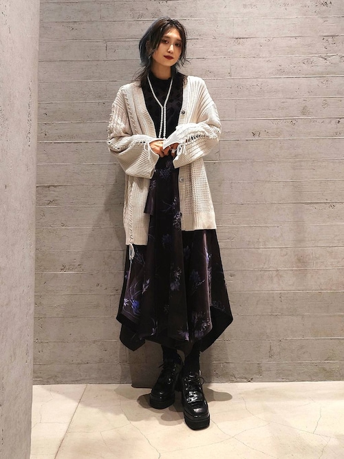 レースアップチャンキーサボサンダル(HARE)