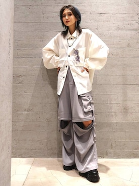 「HARE（ハレ）のアイテム（サングラス）」を使った、sayaさん（レディース・157cm）の夏コーディネート