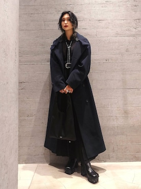 「HARE（ハレ）のアイテム（ワンピース/ドレス）」を使った、sayaさん（レディース・157cm）の秋コーディネート