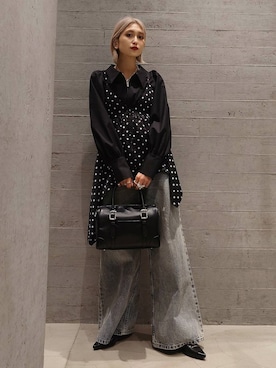 sayaさん（レディース・157cm）の冬コーディネート