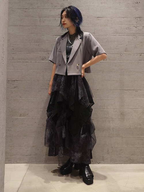 セール】【YUMA TAKAHASHI×HARE】MIXフレアスカート（スカート）｜HARE