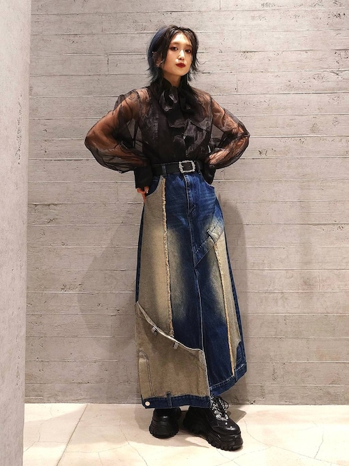 セール】サイコウチクデニムスカート(HARE)（デニムスカート