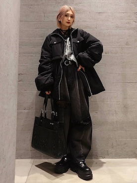 sayaさん（レディース・157cm）の冬コーディネート