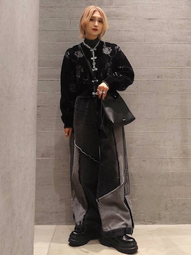 sayaさん（レディース・157cm）の冬コーディネート