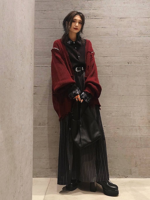 レースアップチャンキーサボサンダル(HARE)