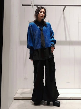 「HARE（ハレ）のアイテム（ローファー）」を使った、sayaさん（レディース・157cm）の秋コーディネート