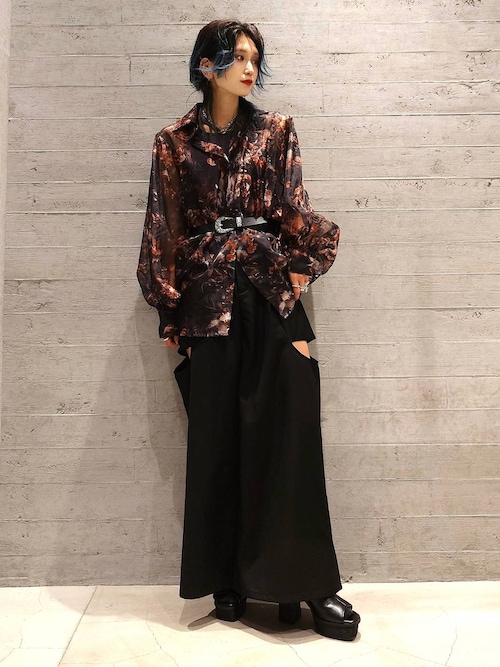 HARE カットアウトワイドパンツ HARE パンツ カットアウトワイドパンツ(HARE) レディース
